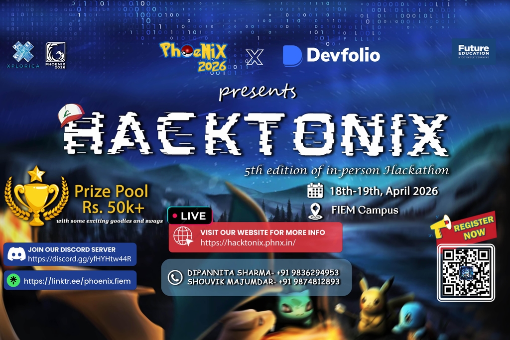 Hacktonix '26 | Devfolio
